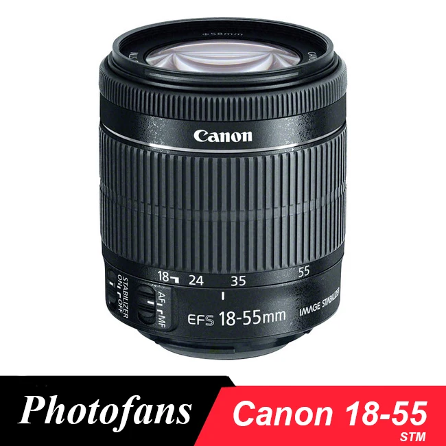 Canon EF S 18 55mm f/3.5 5.6 IS STM Lenslens canoncanon 1855 lens18