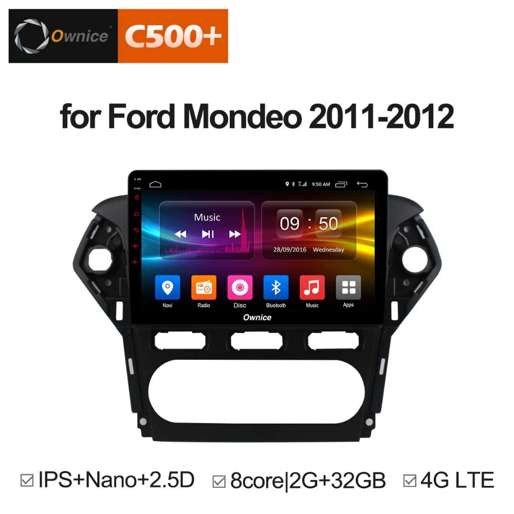 

Ownice 10.1" K1 K2 Octa Core Android 9.0 Car 2 Din Radio DVD GPS Navi For Ford Mondeo 2011 2012 Auto Head unit Audio multimedia