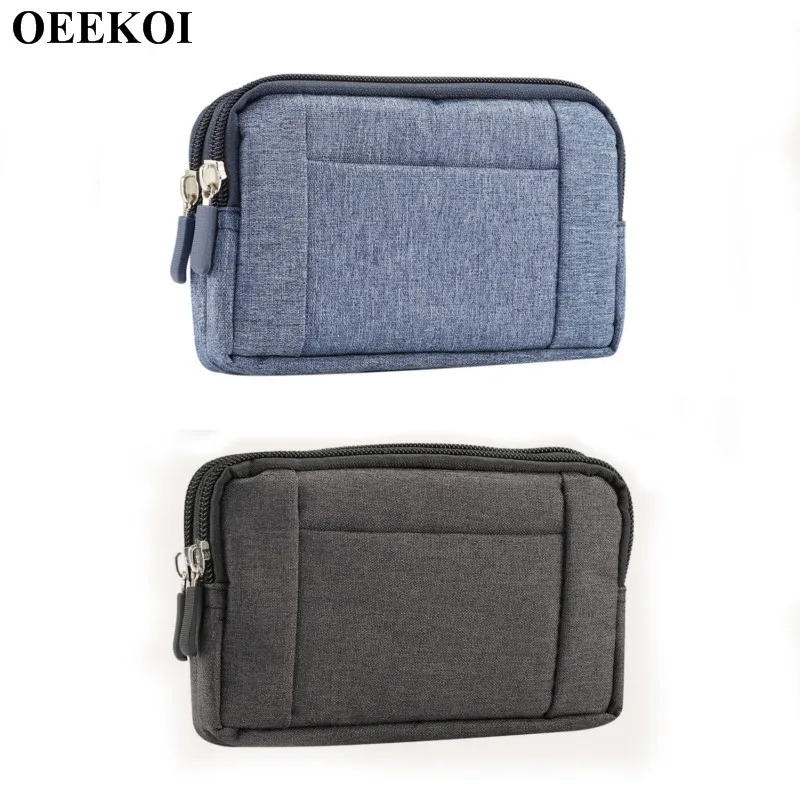 OEEKOI Universal Denim Belt Clip Sport Pouch Case for OPPO A9X/K3/A9/Reno 5G/Reno 10x Zoom/F11 OEEKOI Universal Denim Belt Clip Sport Pouch Case for OPPO A9X/K3/A9/Reno 5G/Reno 10x Zoom/F11