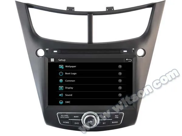 Sale 8" Capacitive Touch Screen Special Car DVD for Chevrolet Sail 2014 2015 2016 2017 with Tire Pressure Monitoring System Support 1