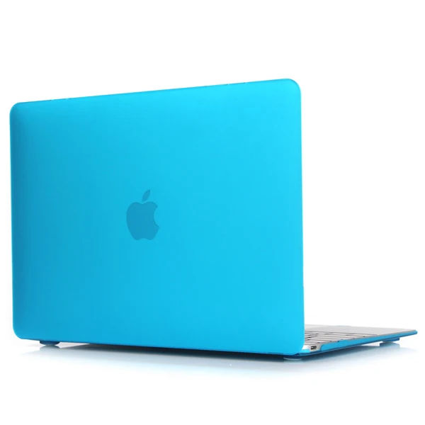Кристально чистый матовый жесткий чехол для Macbook Pro 13,3 15,4 Pro 13 Touchbar retina 12 13 15 дюймов Macbook Air 11 13 ноутбук - Цвет: Lake blue