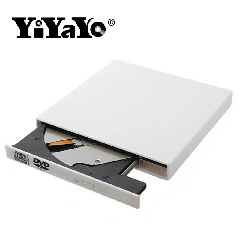 YiYaYo Внешний USB 2 0 DVD Оптический привод комбо CD RW горелка DVD/CD ROM проигрыватель Portatil