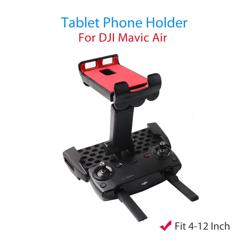 

TOMLOV Pad Tablet Phone Stand Holder Extended Mount Bracket Clip Fit 4-12 Inch Remote Controller FPV 360degree