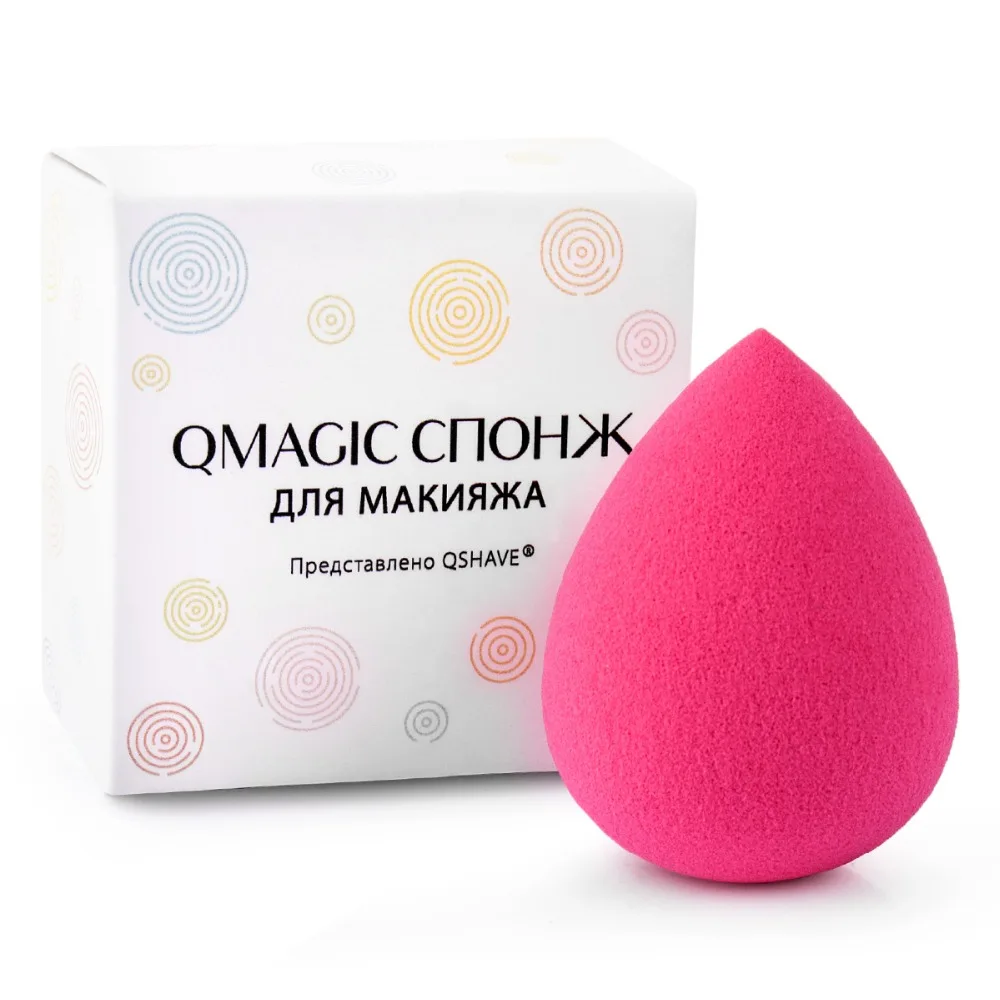 QMAGIC пуховка для нанесения основы под макияж капли воды форма губки косметический