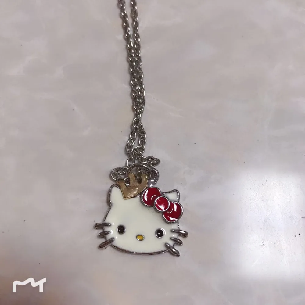 2019 Siywina Девушки Модное украшение с кристаллами hello kitty ожерелье женщины кулон s