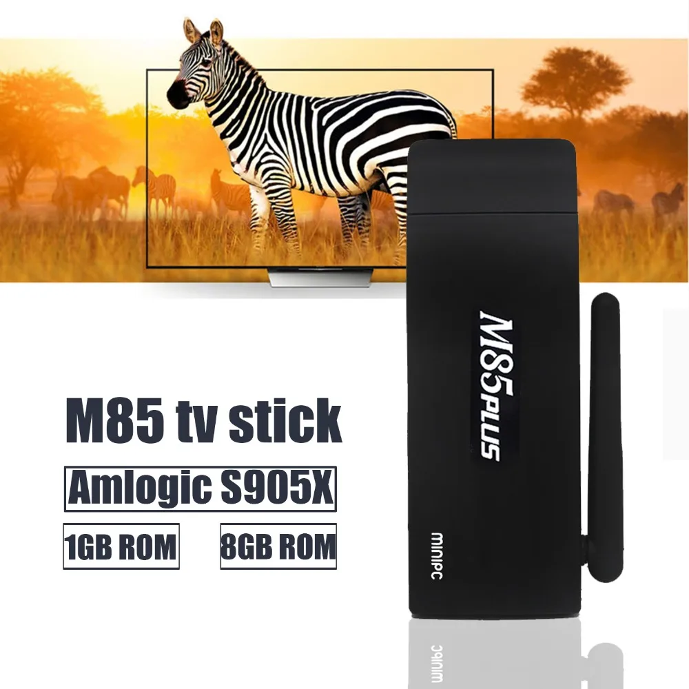 M85 OS Android 6,0 Marshmallow tv Stick wifi tv ключ с поддержкой Miracast Airplay с медиаплеером PK Chromecast