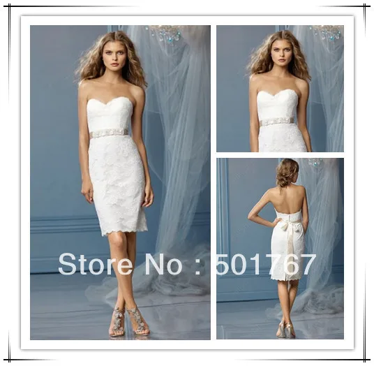 satin midi wedding dress