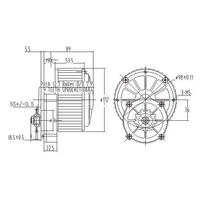 MY1018 450W 24V/36V Electric Kids Toy Train Golf Cart E-bicycle Electric Scooter Brush Mountain Bike Gear DC Motor 6