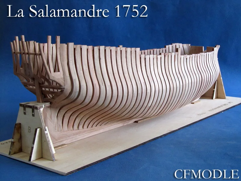 Новая версия 2 0 классический французский Парусник Модель наборы La Salamandre 1752