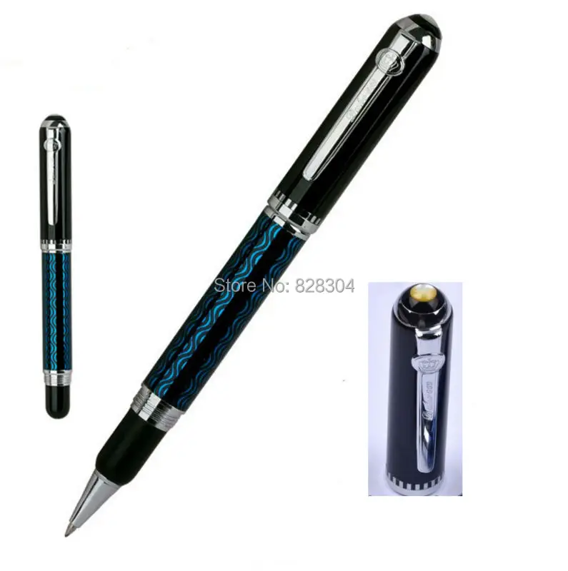 

Free shipping Duke heavy roller pen unique design green corrugated Rotary cap