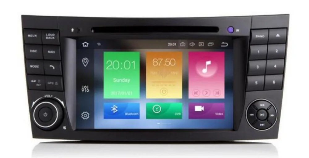 Sale 4G LTE 7" Android 9.0 2Din Car DVD Player Stereo System For Mercedes W211 W219 W463 CLS350 CLS500 CLS55 E200 E220 E240 E270 E280 0