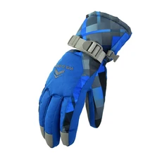 Лыжные перчатки для взрослых, уличные перчатки для сноуборда, ветрозащитные водонепроницаемые толстые теплые перчатки, пара бейсболка для езды и походов, перчатки для рыбалки