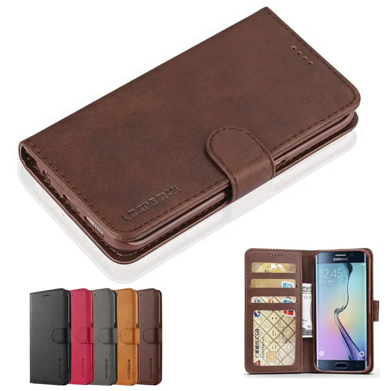 

Case For Samsung Galaxy S6 S7 Edge Case Cover Luxury Magnetic Flip Wallet Leather Phone Bag For Samsung S 6 7 s6edge s7edge Etui