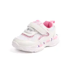 Новые Детские Повседневная модная обувь кроссовки для мальчиков девочек спортивная обувь для детей кроссовки красный цвет синий и розовый