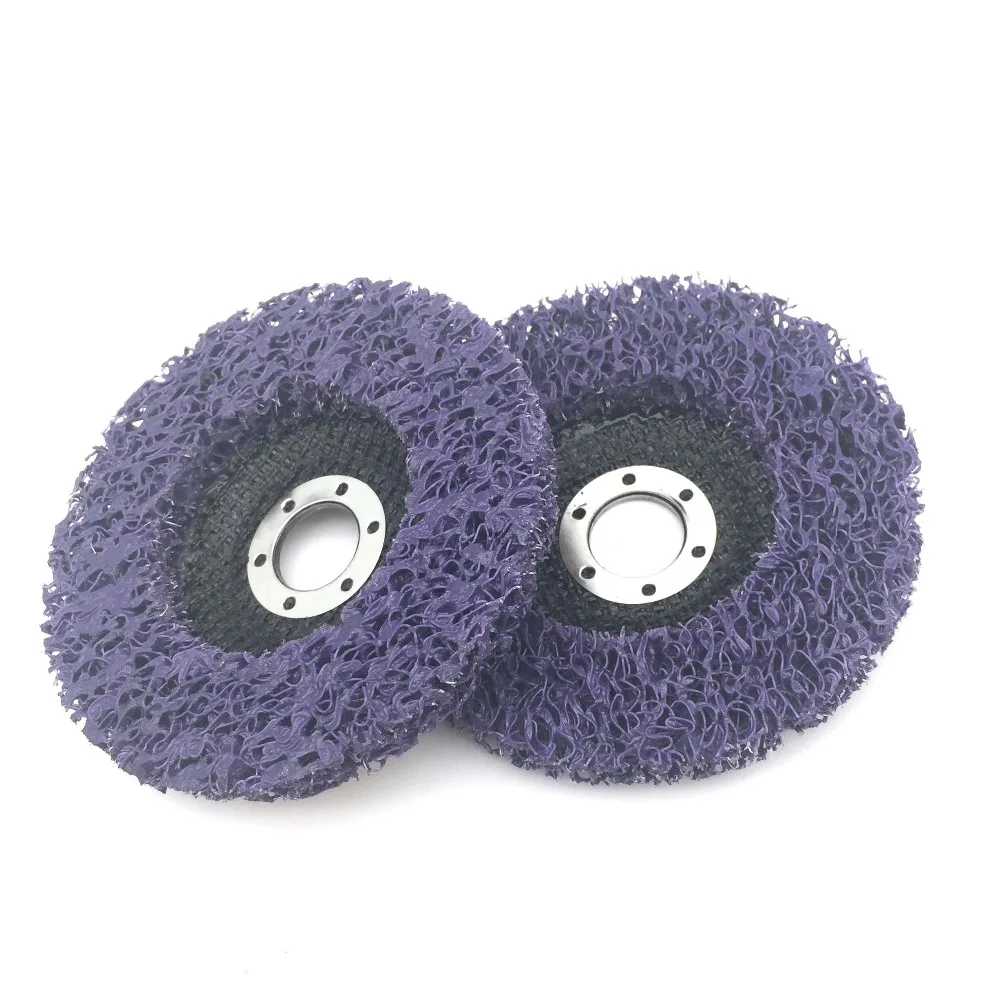 

2pcs Abrasive Tools 125mm Poly Strip Disc Abrasive Wheel Paint Rust Removal Clean Mayitr For Angle Grinder