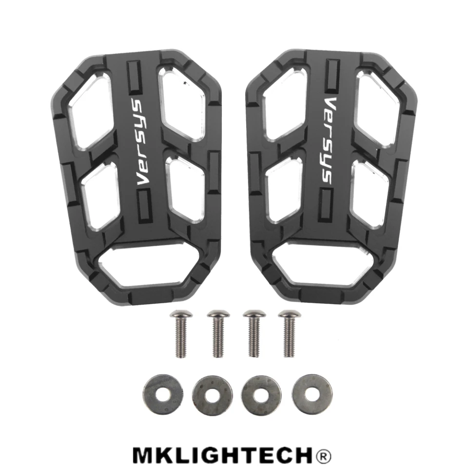 

MKLIGHTECH Motorcycle Accessories FOR KAWASAKI Versys 650 2010-2019 NC Aluminum Alloy Widened Pedals
