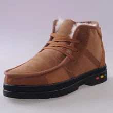 Г. Шерстяные и меховые мужские ботинки зимние ботинки шерстяные Ботинки Зимняя обувь с хлопчатобумажными стельками теплая Повседневная обувь женские ботинки