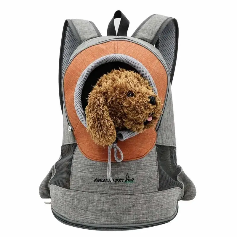 

Yooap Pet supplies out portable backpack cat travel bag fashion breathable outcrop pet dog front bag mesh backpack