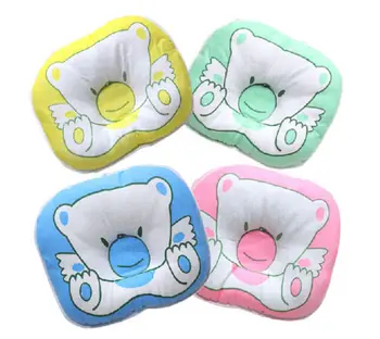

Baby Boys Girls Pillows Soft Infant Toddler Lovely Baby Bedding Cute Animals Print Oval Baby Pillow