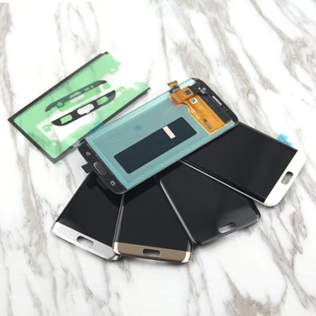 

Super AMOLED LCDs Replacement For Samsung Galaxy S7 edge G935 G935F LCD without Frame LCD Display Screen Digitizer Assembly+tape