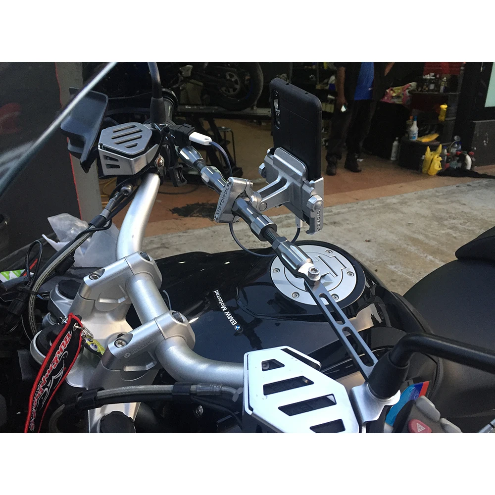 Universal Motorcycle Mobile Phone Navigation Bracket For Kymco AK550 XSR900 BMW R1200GS LC Yamaha Tmax 530 MT10 Xmax 300 Z900