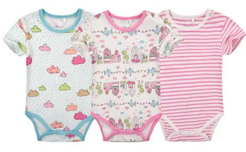 

DHL 20set 3pcs/ setshort-sleeved cotton jumpsuit suit carters for 3M-24M