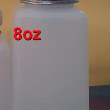 8 унций белая пластиковая химическая бутылка колпачок с насосным дозатором спирт/припой бутылка для флюса для очистки пайки помповый диспенсер для жидкостей бутылка 5 шт/лот