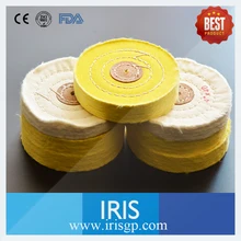 10 шт./лот натуральный хлопок Красота белый желтый хлопок Шлифовальные круглые насадки полировочные боры Стоматологическая лаборатория изготовления драгоценностей