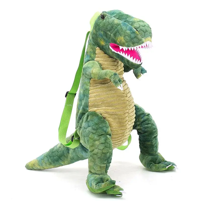 Креативный рюкзак с 3D динозавром, милые животные, мультяшный плюшевый рюкзак, сумка с динозаврами для детей, подарки для детей - Цвет: a