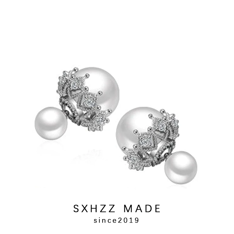 

SXHZZ Fashion Lace Stud Earrings for Women Simple Star Style Hollowed-out design Silver Earrings Best Gift for Girl Fiends