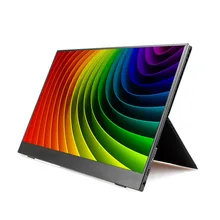 15,6 дюймов 4,4 мм Тонкий ips портативный монитор для PS4 Xbox HDMI USB 1920*1080 p ЖК-дисплей Экран из натуральной кожи с подставкой для портативных ПК