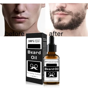 

Natural Grapefruit seed oil Men Beard Growth Enhancer Facial Nutrition Moustache Grow Beard Shaping Tool Beard Care Products A16