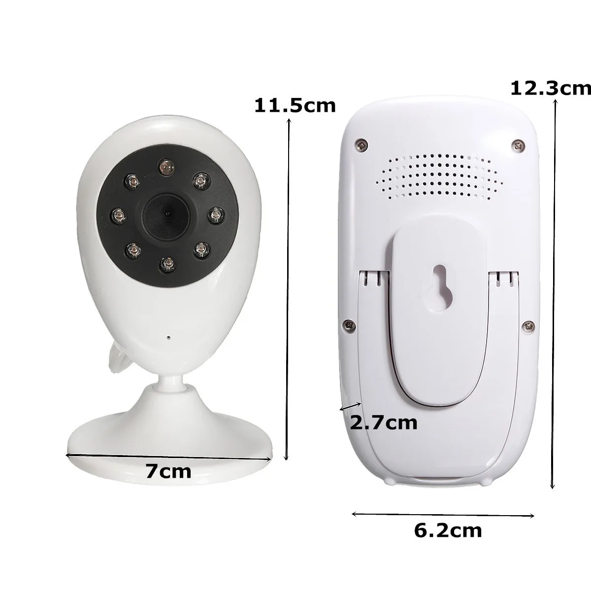 Online LCD Nirkabel Audio Video Baby Monitor Radio Pengasuh Musik Intercom IR 24 H Portable Bayi Kamera Wifi Baby Walkie Talkie babysitter