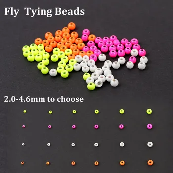 

Maximumcatch25 Pieces 2.0-4.6 mm Tungsten Fly Tying Material Fly Tying Beads Painted Fly Nymph Ball Beads