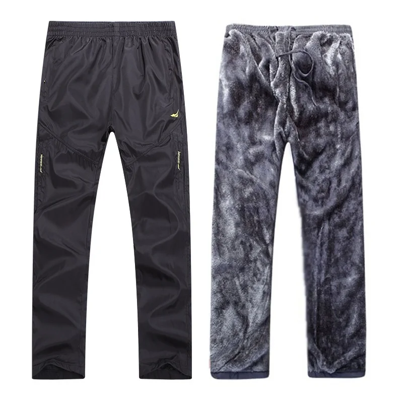 

Winter pants Fleece thermal trousers men keep warm in cold days anti-wind size L to 3XL
