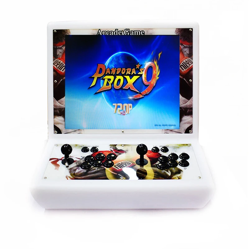

4:3 Retro Arcade Game Machine With Arcade Pandora Box 9D 2500 Games in 1 Classic 19 Inch LCD Screen Game Bartop Machine