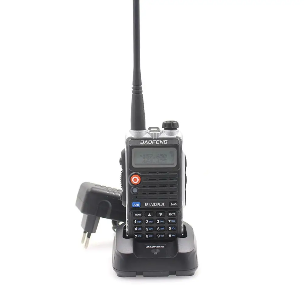 Baofeng UV-B2Plus Walkie Talkie 8W Dual Band 136-174MHz 400-520mhz 4800mah Two Way Radio Ham Radio UVB2 Plus FM Transceiver