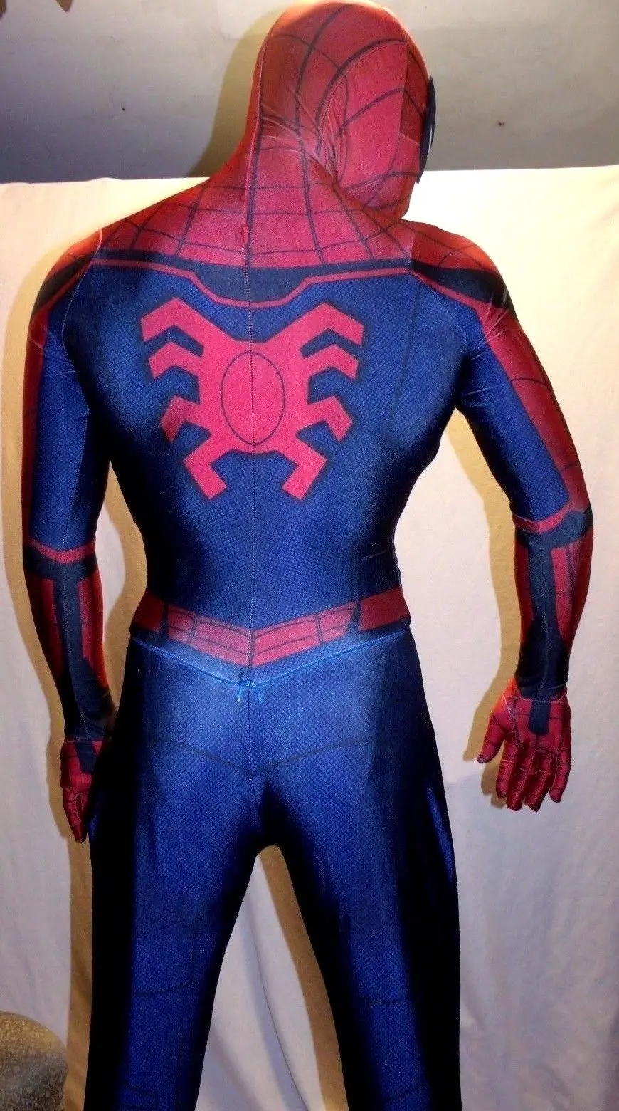 Ultimate Spiderman Costume 3D Shade Spandex Cosplay Halloween Spider-man Superhero Costume 2016 Newest Fullbody spiderman Suit (9)