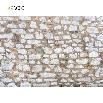 

Laeacco Stone Wall Backdrops For Photography Piled Party Home Decor Baby Portrait Photographic Background Photocall Photo Studio