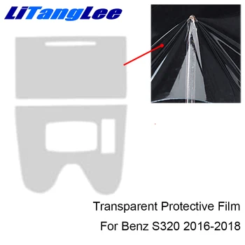 

Litanglee For MERCEDES CLS260 2016 TPU Center Console Transparent Interior Protective Film Refit Sticker Car Styling
