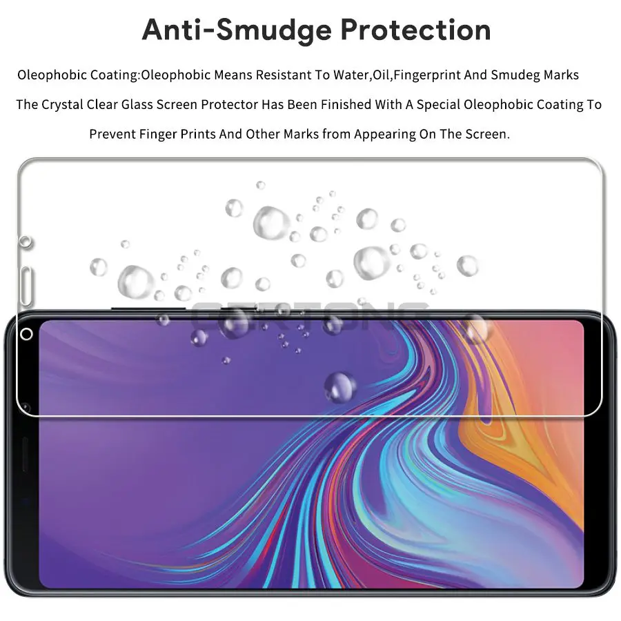 Защитная пленка для экрана Samsung Galaxy A7 2018 закаленное стекло A5 2017 J5 J7 Prime A6 Plus A9 S A8