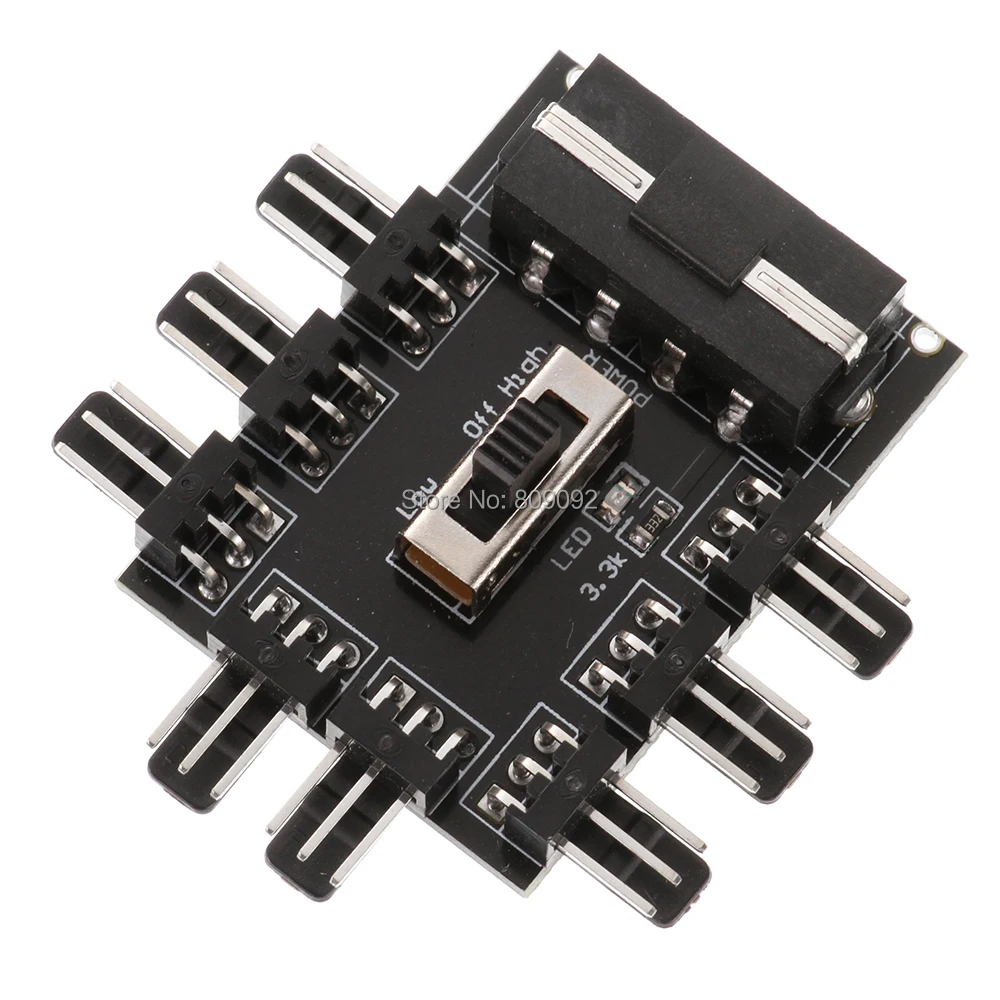Многоходовой разветвитель для ПК IDE Molex кулер с охлаждающим вентилятором