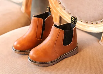 

Size 21-36 New 2017 Hot Winter Children Shoes PU Leather Snow Boots kids Warm Boys Warm Boots Girl Platform Shoes