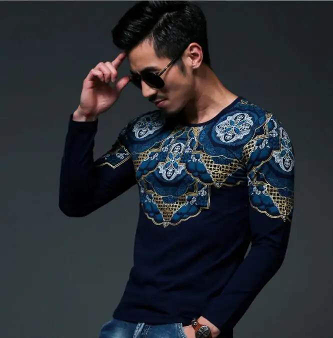 New Spring Autumn Casual font b Men b font T font b shirt b font High