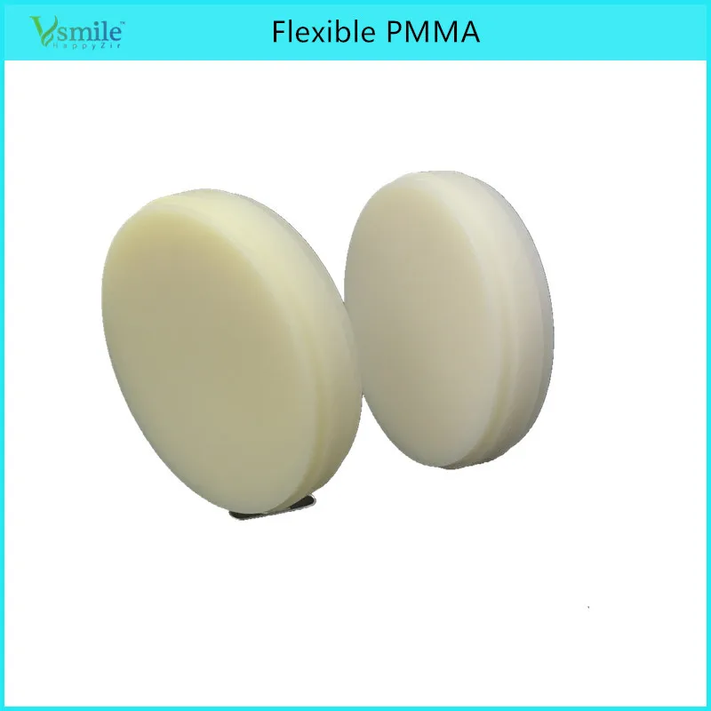 

3 pcs dental lab using Flexible PMMA Block Acetal resin for crowns for CADCAM AG milling system