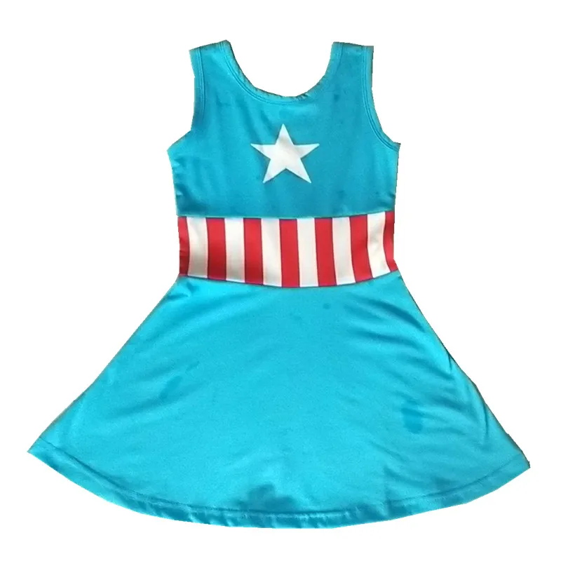 Halloween Mum and Me Dress Family Matching Princess Cosply Dresses Up Party Summer Dress 4