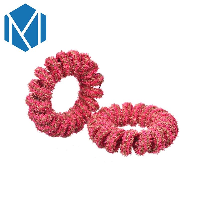 

1 Pair Telephone Wire For Women Girls New Design Hair Accessories Mix Colors Elastic Hair Ties Rope Hairband Gum Ponytail Holder