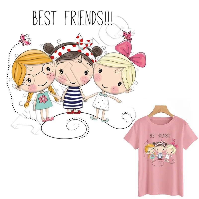 

Iron-on Patches For Clothing Girls T-shirt Dresses DIY Accessory Heat Transfer Patch Appliqued A-level Washable Stickers