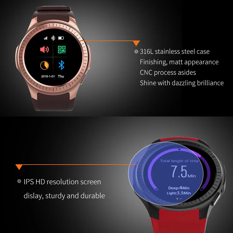 S2 Смарт-часы с gps MTK2503 поддержка сна монитор sim-карты Smartwatch мульти-спортивный режим фитнес-трекер для мужчин женщин PK S3