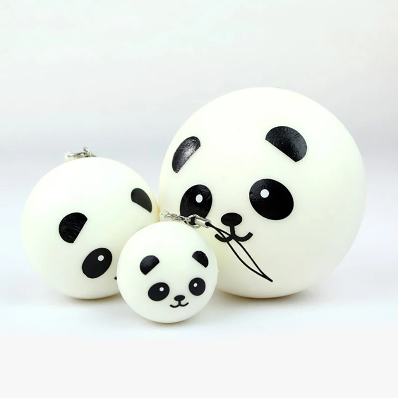 10 см мягкий плюшевый мишка Kawai panda мягкая игрушка для хлеба ключ из ПУ медленно